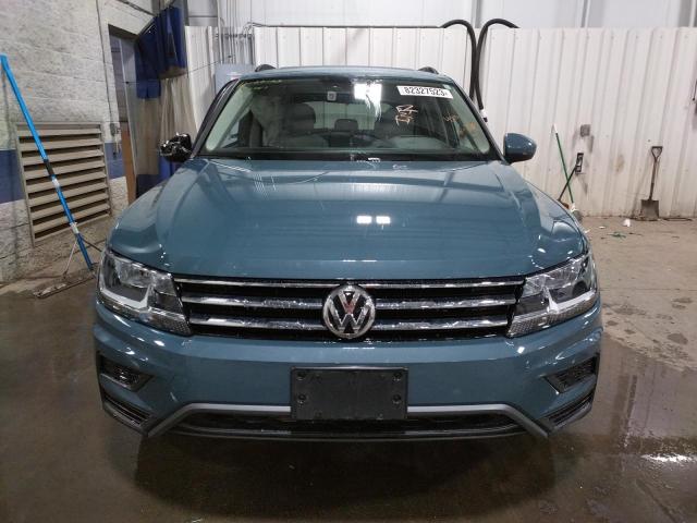 3VV2B7AX8MM094687 - 2021 VOLKSWAGEN TIGUAN SE TEAL photo 5