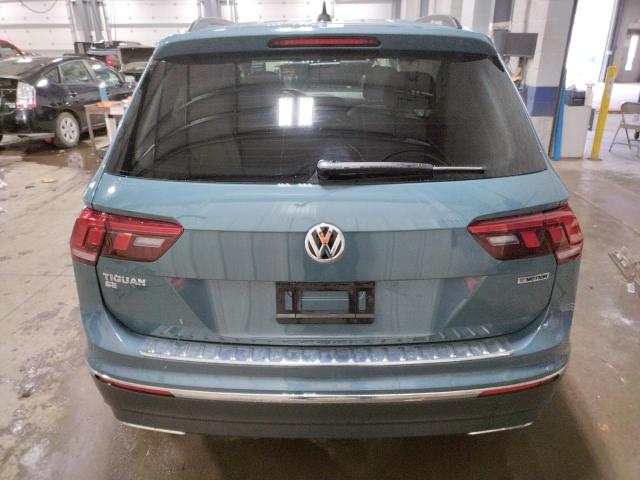 3VV2B7AX8MM094687 - 2021 VOLKSWAGEN TIGUAN SE TEAL photo 6