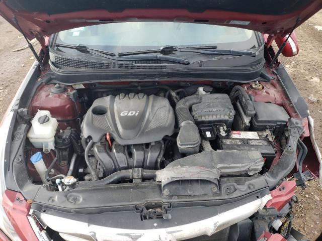 5NPEC4AC8DH557745 - 2013 HYUNDAI SONATA SE RED photo 11