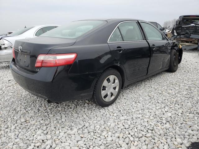 4T1BE46K97U513613 - 2007 TOYOTA CAMRY CE BLACK photo 3