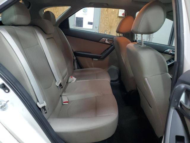 KNAFU5A23D5656968 - 2013 KIA FORTE EX WHITE photo 10