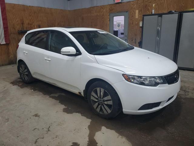 KNAFU5A23D5656968 - 2013 KIA FORTE EX WHITE photo 4