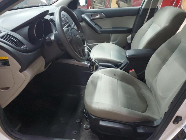 KNAFU5A23D5656968 - 2013 KIA FORTE EX WHITE photo 7