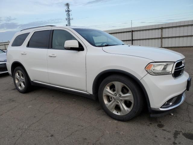 1C4RDHDGXFC740437 - 2015 DODGE DURANGO LIMITED WHITE photo 4