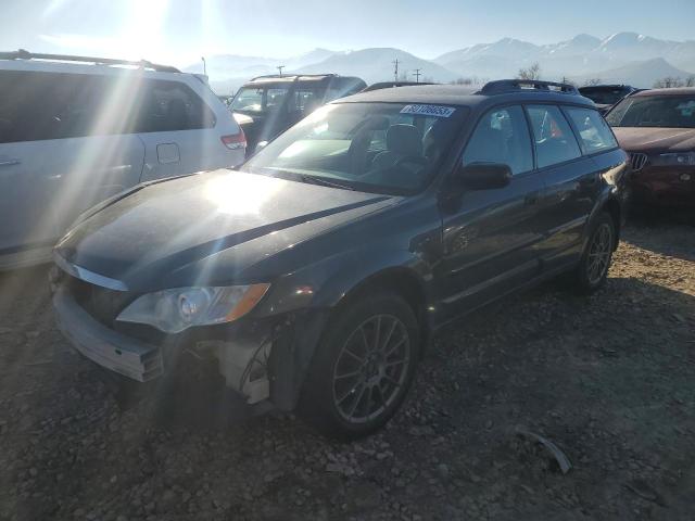 4S4BP61C687317571 - 2008 SUBARU OUTBACK 2.5I CHARCOAL photo 1