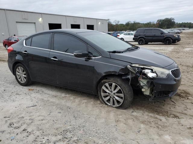 KNAFX4A88F5330219 - 2015 KIA FORTE EX BLACK photo 4