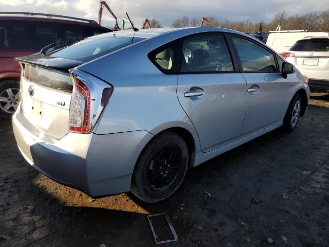 JTDKN3DU9E0365700 - 2014 TOYOTA PRIUS GRAY photo 3