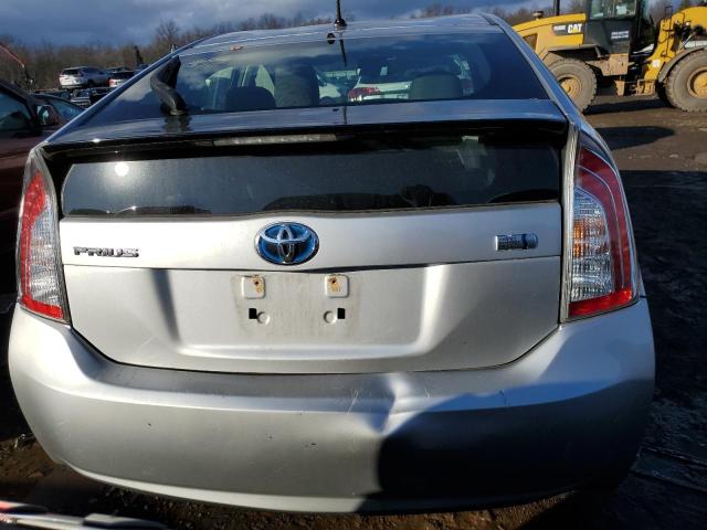 JTDKN3DU9E0365700 - 2014 TOYOTA PRIUS GRAY photo 6