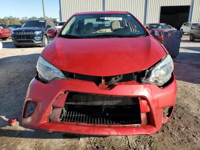 2T1BURHE1GC573085 - 2016 TOYOTA COROLLA L RED photo 5