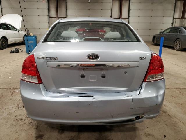 KNAFE121075473155 - 2007 KIA SPECTRA EX BLUE photo 6