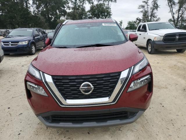 5N1AT3BA3MC692032 - 2021 NISSAN ROGUE SV RED photo 5