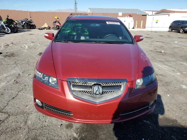 19UUA75687A000578 - 2007 ACURA TL TYPE S RED photo 5