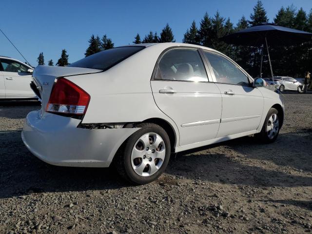 KNAFE221095629753 - 2009 KIA SPECTRA EX WHITE photo 3