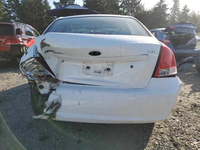 KNAFE221095629753 - 2009 KIA SPECTRA EX WHITE photo 6