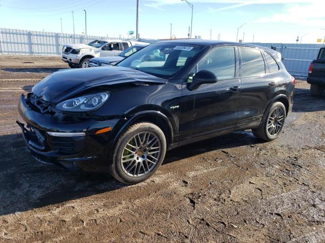 WP1AE2A23JLA70088 - 2018 PORSCHE CAYENNE SE HYBRID PLATINUM BLACK photo 1