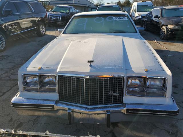 1G4AZ57Y6DE436987 - 1983 BUICK RIVIERA WHITE photo 5