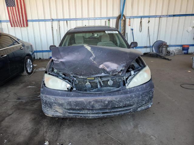 4T1BF30K92U503656 - 2002 TOYOTA CAMRY LE PURPLE photo 5