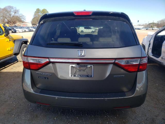 5FNRL5H9XDB048708 - 2013 HONDA ODYSSEY EX TOURING GRAY photo 6