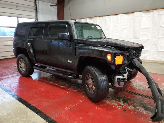 5GTEN13E988186731 - 2008 HUMMER H3 BLACK photo 4