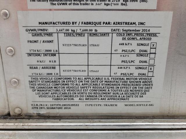 1STTFYL2XEJ529532 - 2014 AIRS INTERNATIO 银色 照片 10
