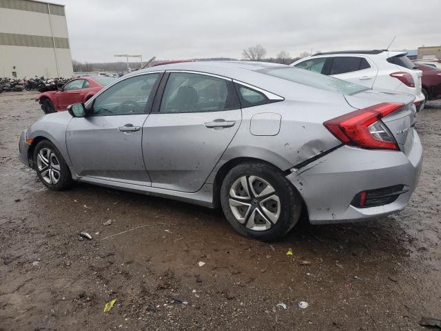 19XFC2F53HE015417 - 2017 HONDA CIVIC LX SILVER photo 2