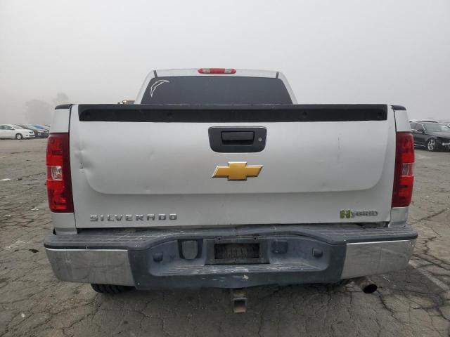 3GCXKUEJ8AG128422 - 2010 CHEVROLET SILVERADO K1500 HYBRID SILVER photo 6