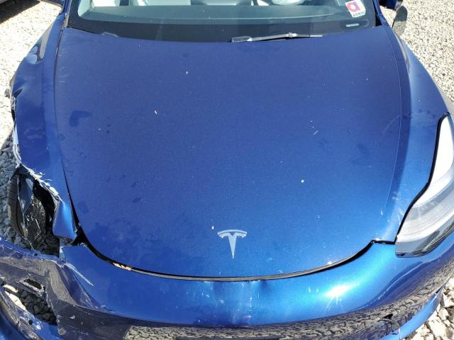 5YJ3E1EA0NF125675 - 2022 TESLA MODEL 3 Mavi fotoğraf 11