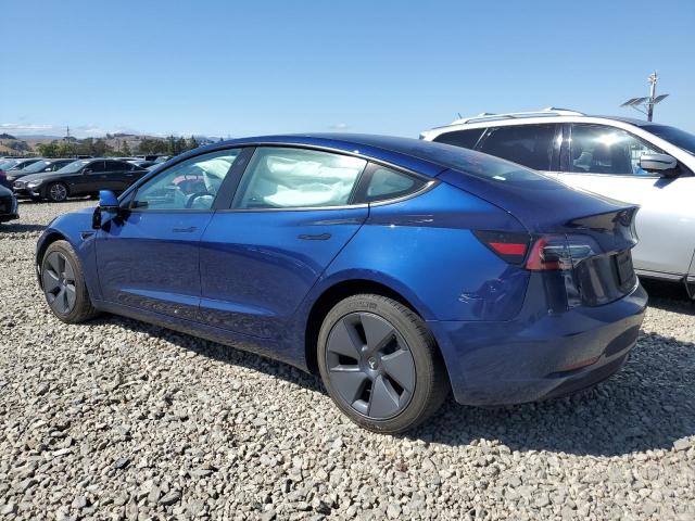 5YJ3E1EA0NF125675 - 2022 TESLA MODEL 3 Mavi fotoğraf 2