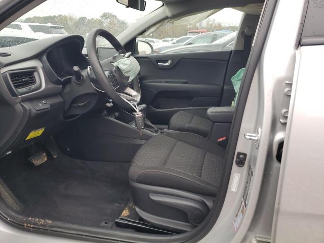 3KPA24AD7ME402330 - 2021 KIA RIO LX SILVER photo 7