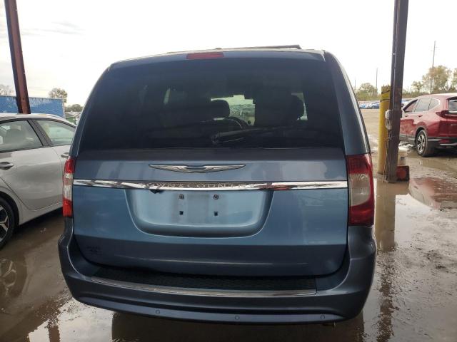 2C4RC1CG7CR106615 - 2012 CHRYSLER TOWN & COU TOURING L BLUE photo 6