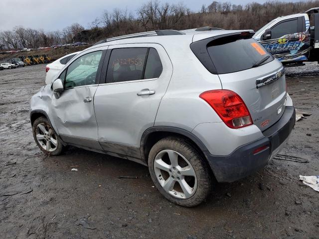 3GNCJRSB6GL162717 - 2016 CHEVROLET TRAX LTZ SILVER photo 2