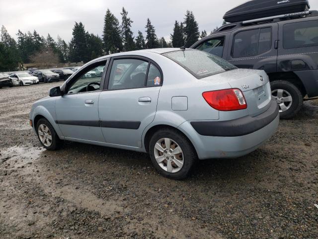 KNADE123276276331 - 2007 KIA RIO BASE BLUE photo 2