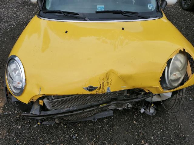 WMWMF33567TL78824 - 2007 MINI COOPER YELLOW photo 11