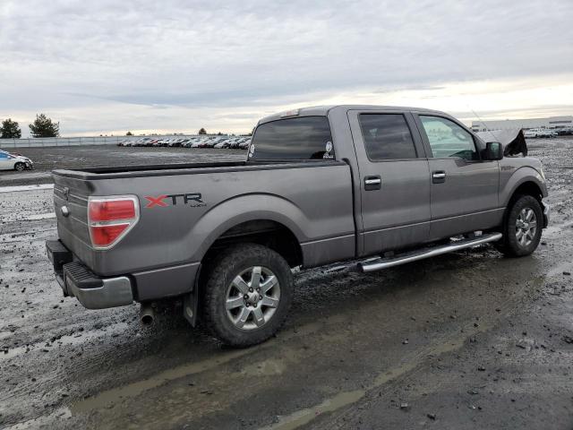 1FTFW1EF3EKF83641 - 2014 FORD F150 SUPERCREW GRAY photo 3