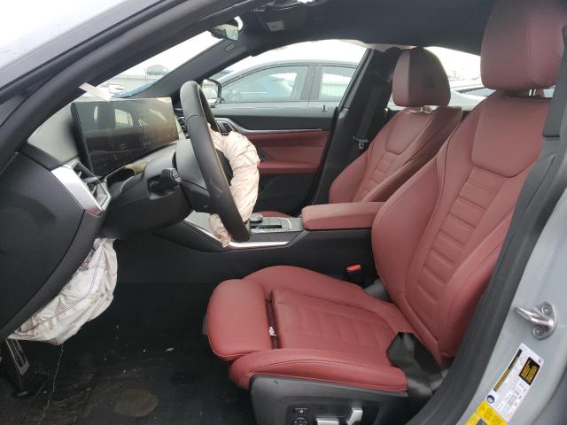 WBY83FB0XRFR75558 - 2024 BMW I4 XDRIVE4 Сұр фото 7