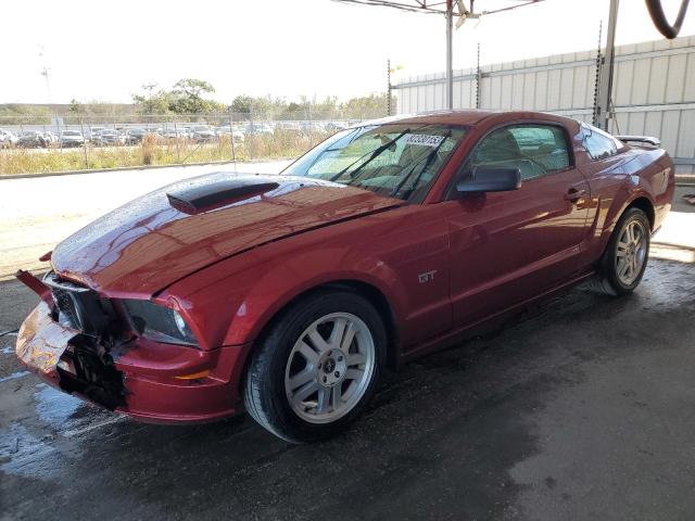 1ZVFT82H775244287 - 2007 FORD MUSTANG GT MAROON photo 1