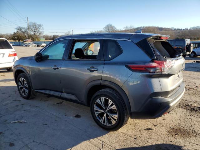 5N1AT3BB2MC734456 - 2021 NISSAN ROGUE SV GRAY photo 2