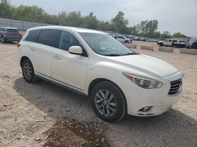 5N1AL0MN9EC538666 - 2014 INFINITI QX60 WHITE photo 4