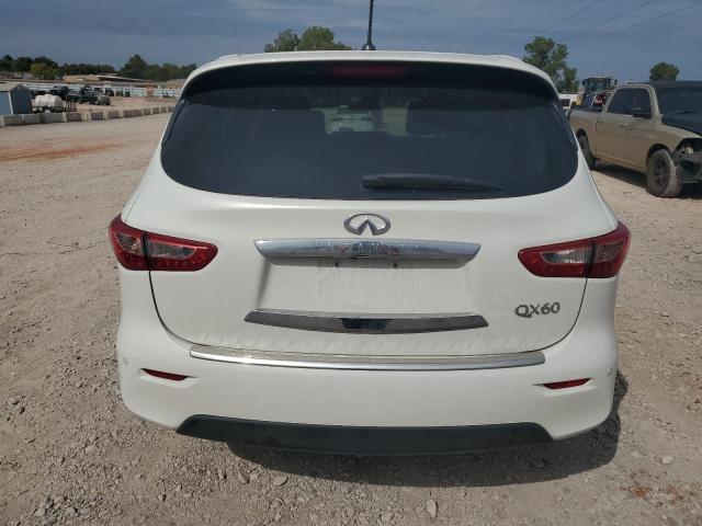 5N1AL0MN9EC538666 - 2014 INFINITI QX60 WHITE photo 6