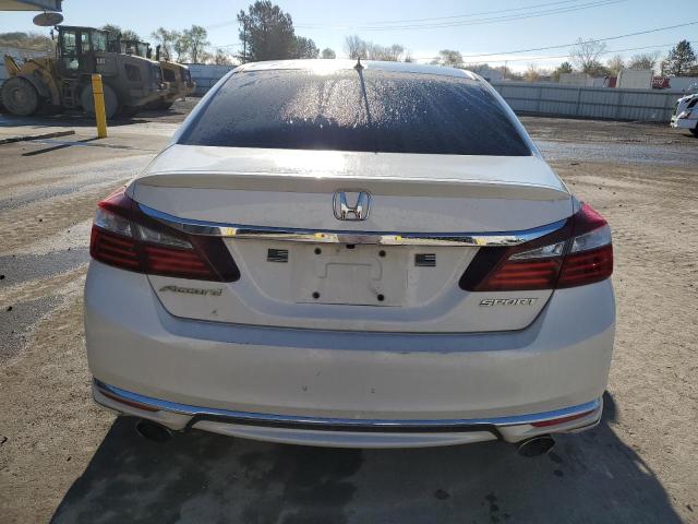 1HGCR2F52GA189662 - 2016 HONDA ACCORD SPORT Белый фото 6