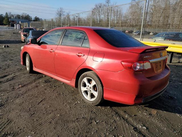 5YFBU4EE0DP162196 - 2013 TOYOTA COROLLA BASE RED photo 2