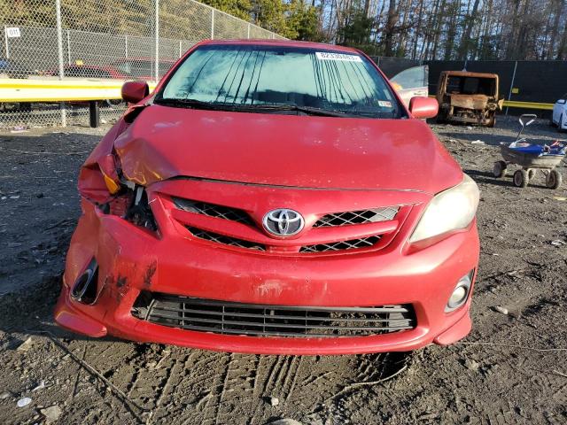 5YFBU4EE0DP162196 - 2013 TOYOTA COROLLA BASE RED photo 5