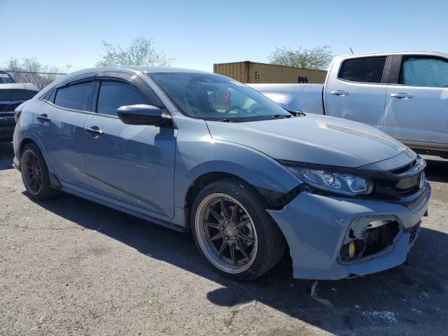 SHHFK7H4XKU409887 - 2019 HONDA CIVIC SPORT TURQUOISE photo 4