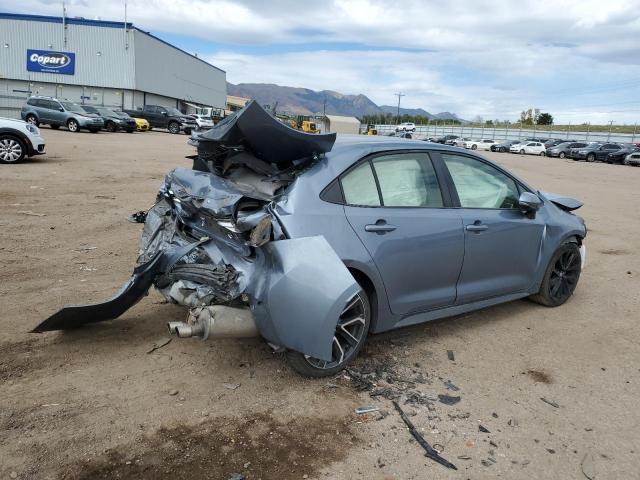 JTDS4RCEXLJ013166 - 2020 TOYOTA COROLLA SE BLUE photo 3