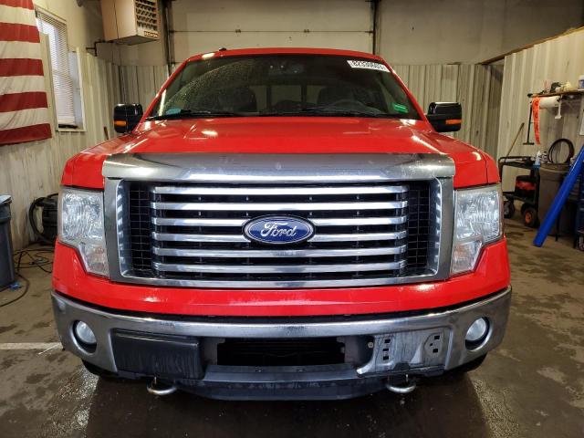 1FTFW1ET8BFA82061 - 2011 FORD F150 SUPERCREW RED photo 5