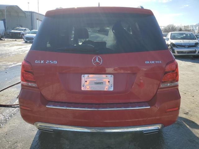 WDCGG0EB1EG201628 - 2014 MERCEDES-BENZ GLK 250 BLUETEC RED photo 6