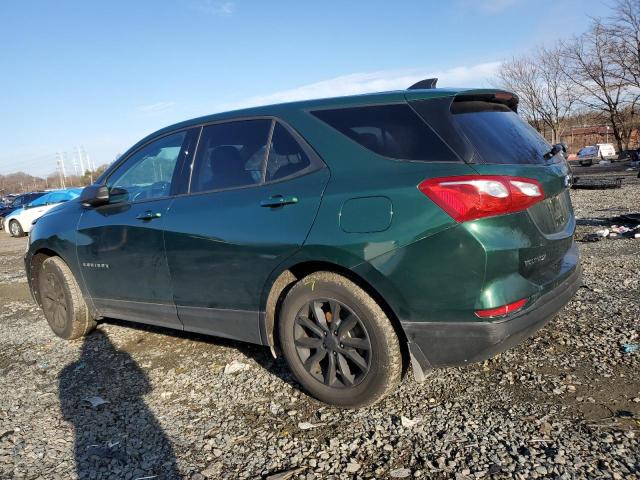 2GNAXHEV2K6190520 - 2019 CHEVROLET EQUINOX LS GREEN photo 2