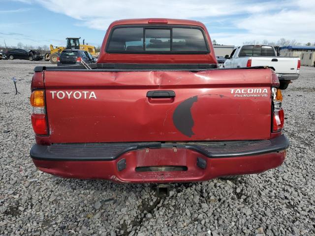 5TEGN92N53Z205296 - 2003 TOYOTA TACOMA DOUBLE CAB PRERUNNER MAROON photo 6