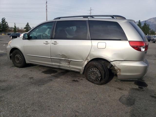 5TDZA23C25S243934 - 2005 TOYOTA SIENNA CE SILVER photo 2