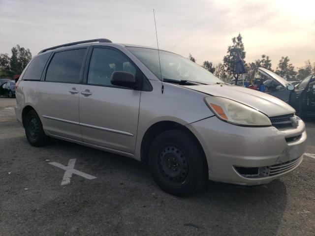 5TDZA23C25S243934 - 2005 TOYOTA SIENNA CE SILVER photo 4